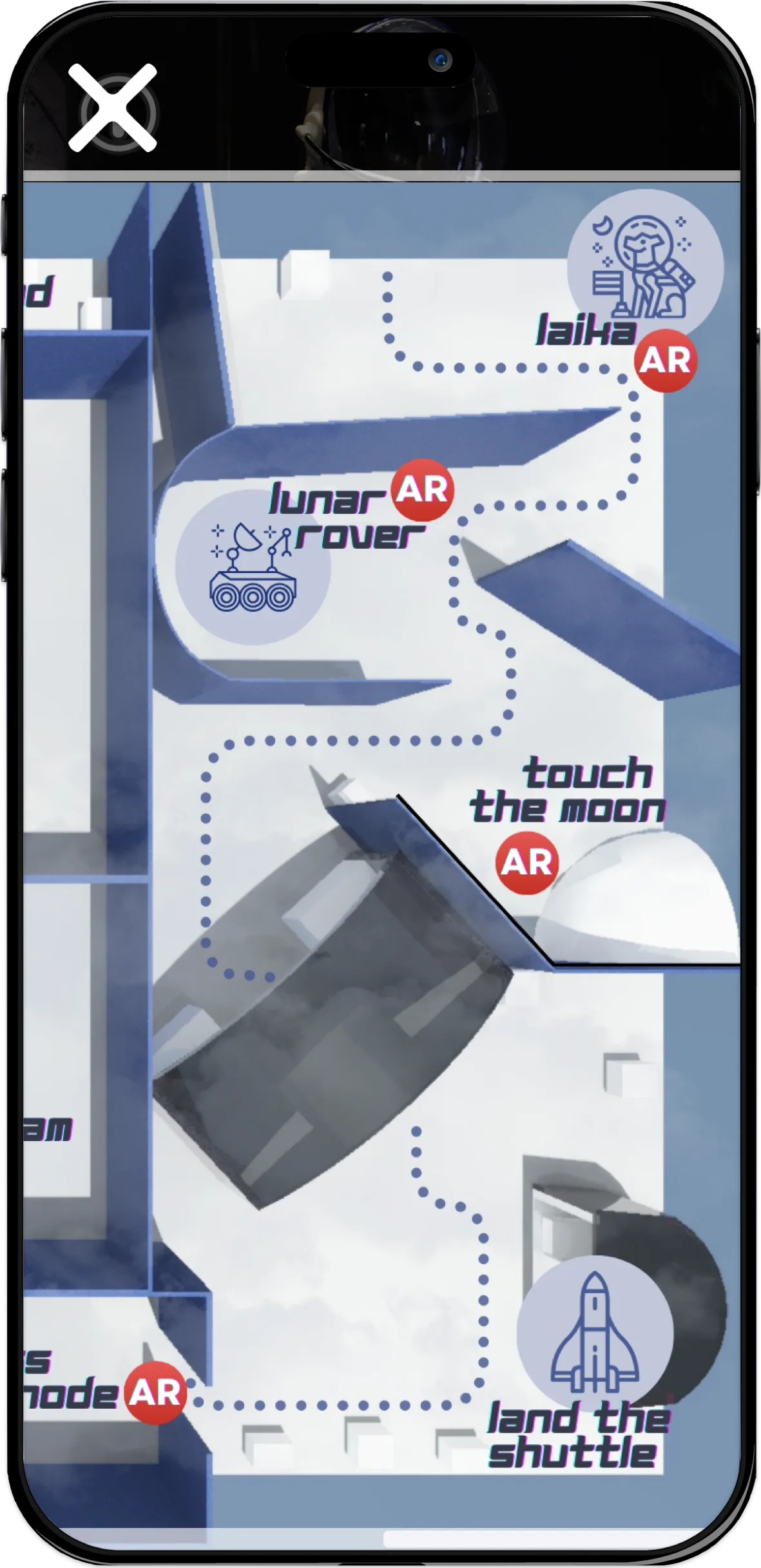 Life in Space iOS — schermata traduzioni